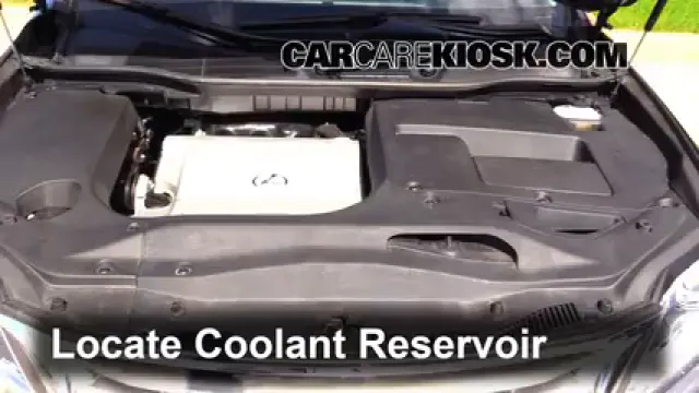 2014 Lexus RX350 3.5L V6 Refrigerante (anticongelante) Agregar refrigerante